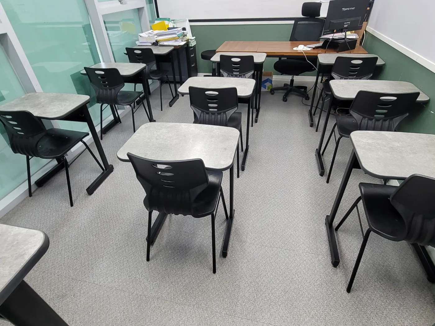 열람석 정리 — 경주시 학원청소 현장
