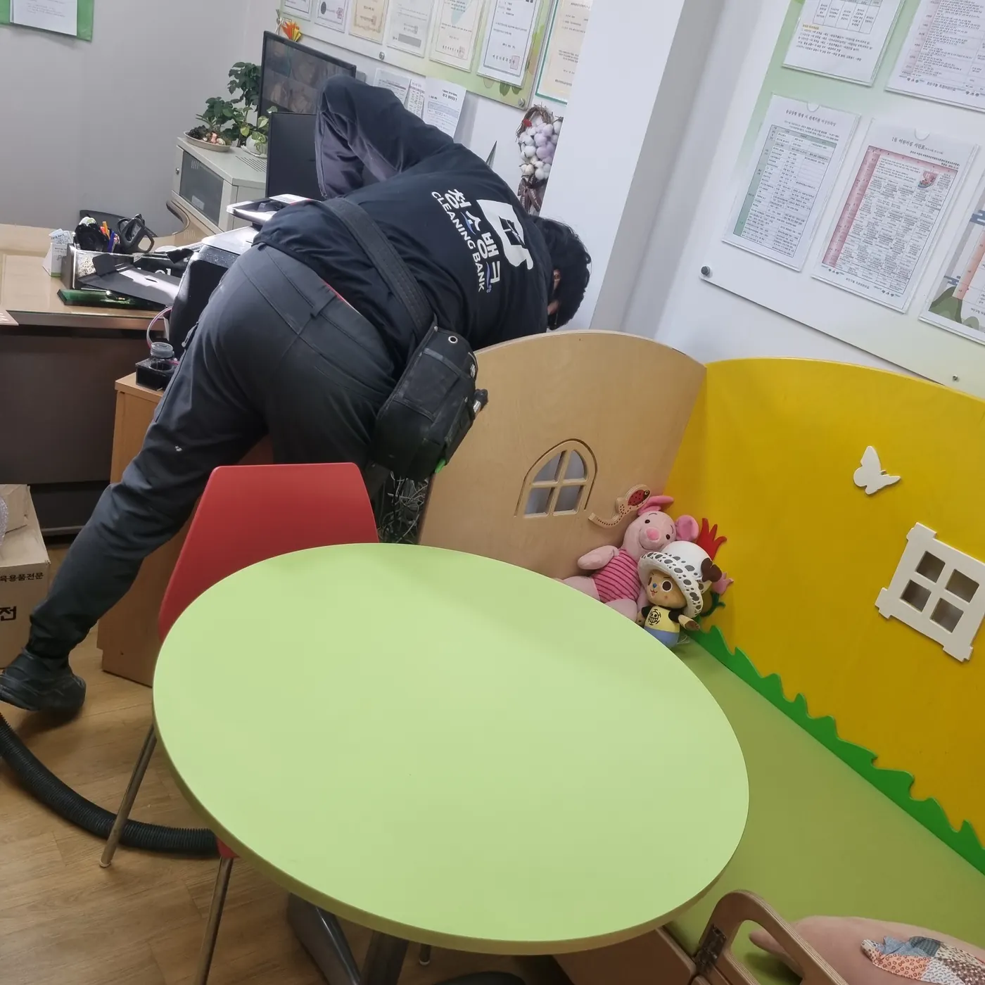 칠곡군 어린이집청소 시공 현장 — 교실 마감