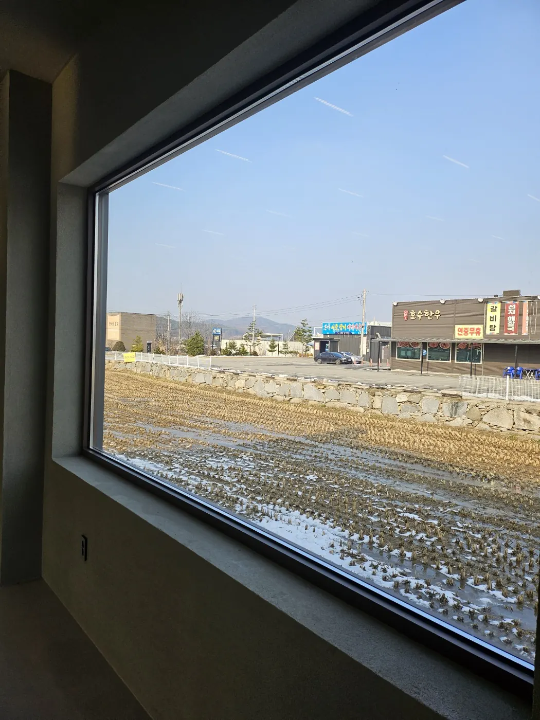 세정 진행 — 울진군 준공청소 현장