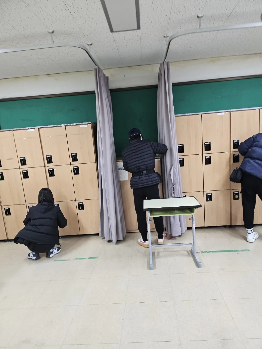 세정 진행 — 김천시 학교청소 현장